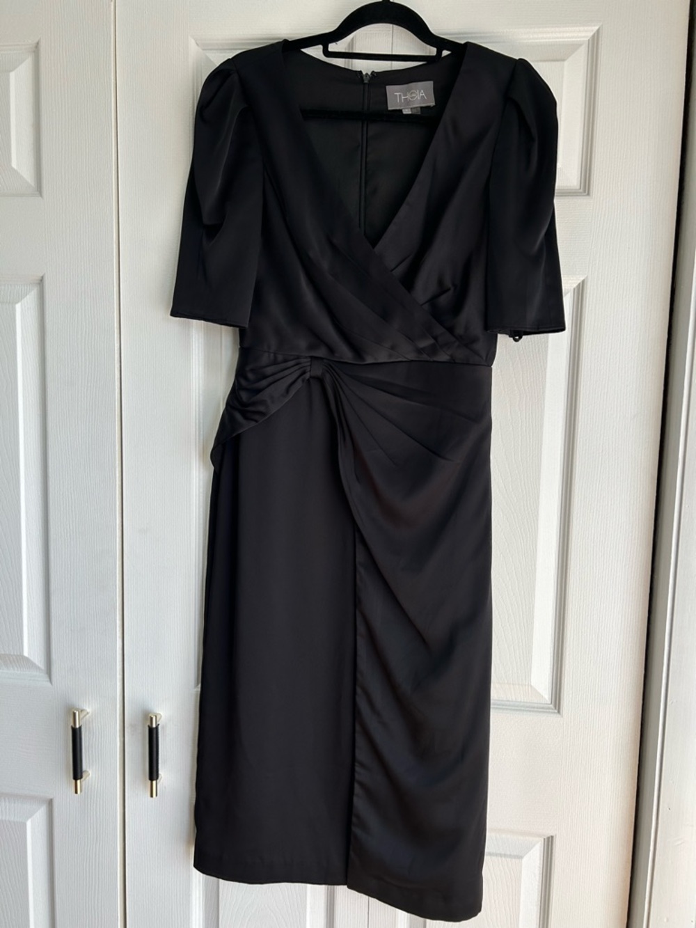 Theia Ina Cocktail Midi Dress - Picture 6 of 8